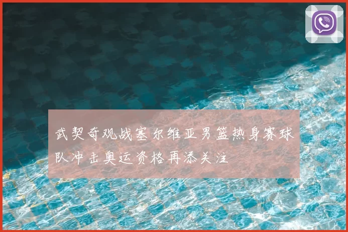 武契奇观战塞尔维亚男篮热身赛球队冲击奥运资格再添关注