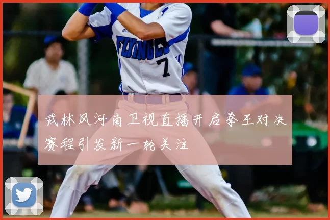 武林风河南卫视直播开启拳王对决赛程引发新一轮关注