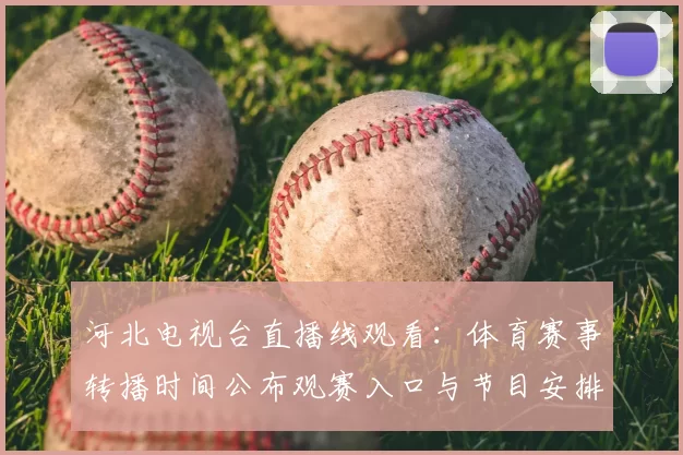 河北电视台直播线观看：体育赛事转播时间公布观赛入口与节目安排同步更新